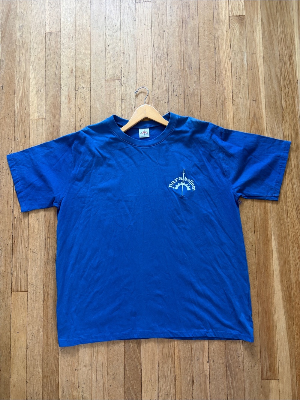 Parachute Royal Blue Short Sleeve Logo Tee